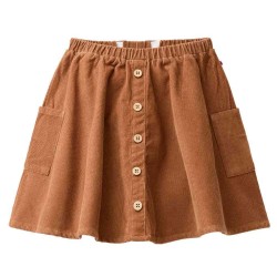 People Wear Organic - Bio Kinder Cordrock, rehbraun