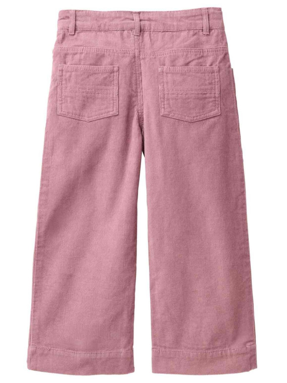People Wear Organic - Bio Kinder Cordhose mit Taschen, straight Fit, malve