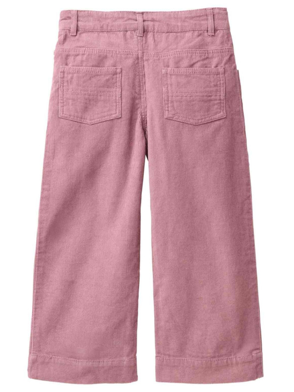 People Wear Organic - Bio Kinder Cordhose mit Taschen, straight Fit, malve