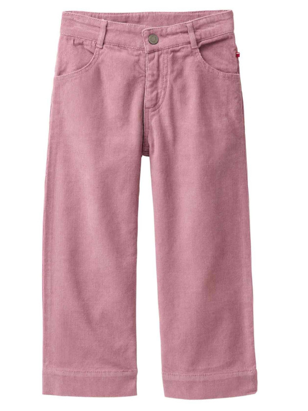 People Wear Organic - Bio Kinder Cordhose mit Taschen, straight Fit, malve