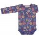 Pigeon - Bio Baby Body mit Winterblüten-Allover