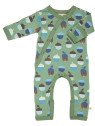 Pigeon - Bio Baby Strampler mit Eichel-Allover