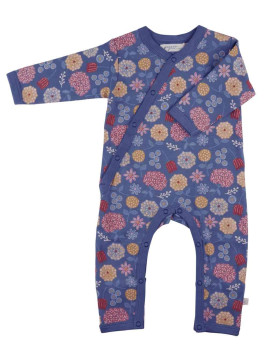 Pigeon - Bio Baby Strampler mit Winterblüten-Allover