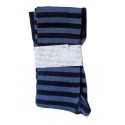 grödo Strumpf - Bio Kinder Strickleggings mit Streifen, marine-navigator
