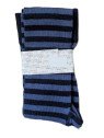 grödo Strumpf - Bio Kinder Strickleggings mit Streifen, marine-navigator