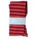 grödo Strumpf - Bio Kinder Strickleggings mit Streifen, tomate-orange