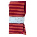 grödo Strumpf - Bio Kinder Strickleggings mit Streifen, tomate-orange