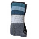 grödo Strumpf - Bio Kinder Frottee Strumpfhose mit Streifen, polarblau