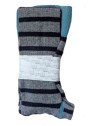 grödo Strumpf - Bio Kinder Strumpfhose mit Streifen, gletscher-marine-coke