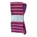grödo Strumpf - Bio Kinder Strumpfhose mit Streifen, juwel-cordobes-orchidee-