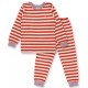 Sense Organics - Bio Kinder Frottee Schlafanzug "Long John" mit Blumen-Stickerei
