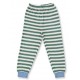 Sense Organics - Bio Kinder Frottee Schlafanzug "Long John" mit Fuchs-Stickerei und Streifen