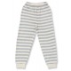 Sense Organics - Bio Kinder Frottee Schlafanzug "Long John" mit Hirsch-Stickerei und Streifen