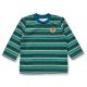 Sense Organics - Bio Baby Langarmshirt "Elan" mit Fuchs-Stickerei und Streifen