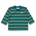 Sense Organics - Bio Baby Langarmshirt "Elan" mit Fuchs-Stickerei und Streifen