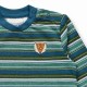 Sense Organics - Bio Baby Langarmshirt "Elan" mit Fuchs-Stickerei und Streifen