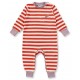 Sense Organics - Bio Baby Frottee Strampler "Viktor" mit Tomaten-Stickerei und Streifen