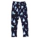 Walkiddy - Bio Kinder Sweat Leggings mit Wonderland-Allover, dunkelblau