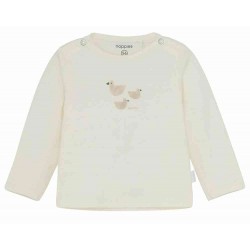noppies - Bio Baby Langarmshirt mit Enten-Druck