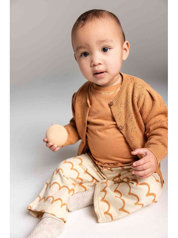 noppies - Bio Baby Strickjacke mit Herz-Muster