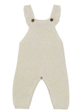 noppies - Bio Baby Strick Latzhose, sand