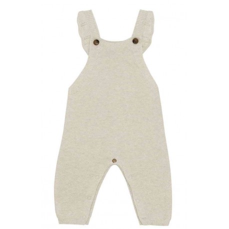 noppies - Bio Baby Strick Latzhose, sand