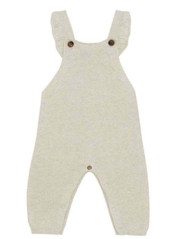 noppies - Bio Baby Strick Latzhose, sand
