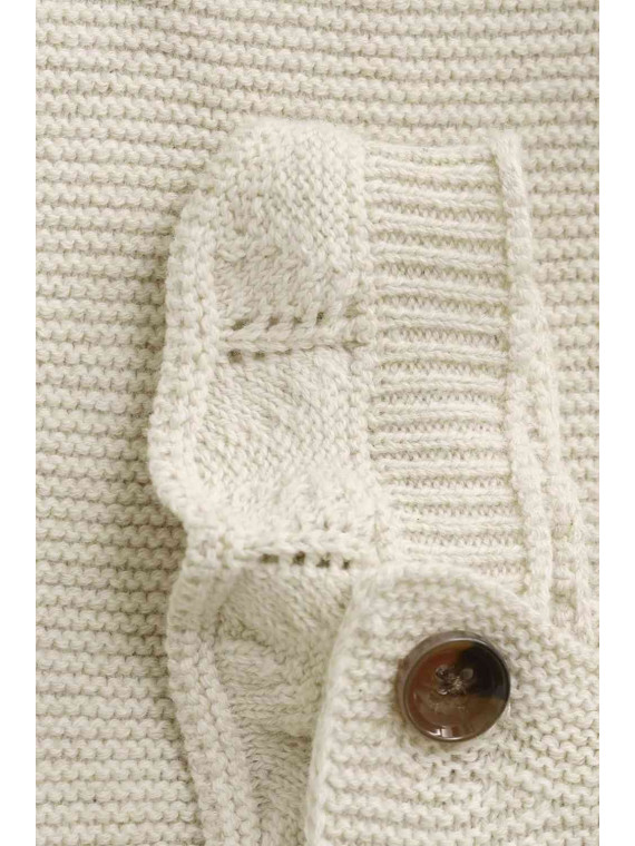 noppies - Bio Baby Strick Latzhose, sand