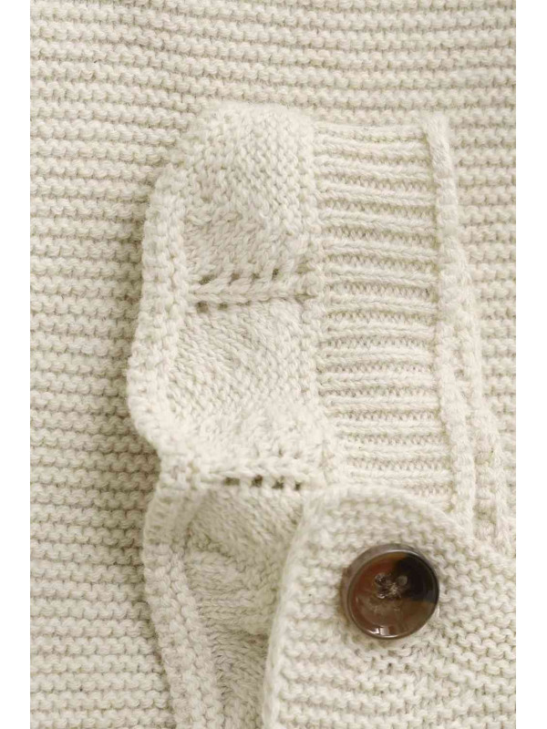 noppies - Bio Baby Strick Latzhose, sand