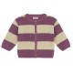 noppies - Bio Baby Strickjacke mit Streifen, lila