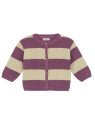 noppies - Bio Baby Strickjacke mit Streifen, lila