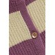 noppies - Bio Baby Strickjacke mit Streifen, lila