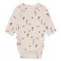 HUST and CLAIRE - Bio Baby Wickelbody mit Ballerina-Allover