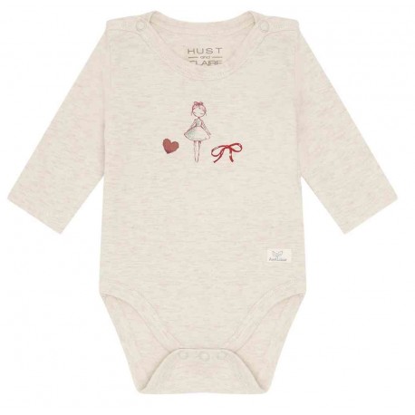 HUST and CLAIRE - Bio Baby Body mit Ballerina-Druck