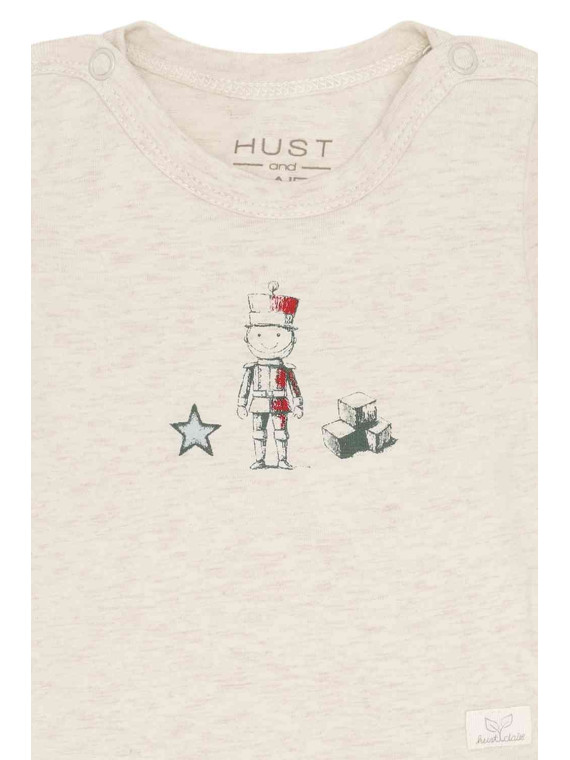 HUST and CLAIRE - Bio Baby Body mit Zinnsoldaten-Druck