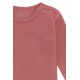 HUST and CLAIRE - Bio Baby Body mit Pointelle-Muster, rose