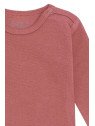 HUST and CLAIRE - Bio Baby Body mit Pointelle-Muster, rose