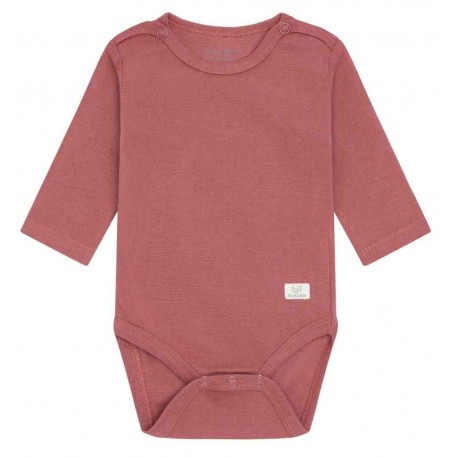 HUST and CLAIRE - Bio Baby Body mit Pointelle-Muster, rose