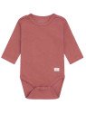 HUST and CLAIRE - Bio Baby Body mit Pointelle-Muster, rose