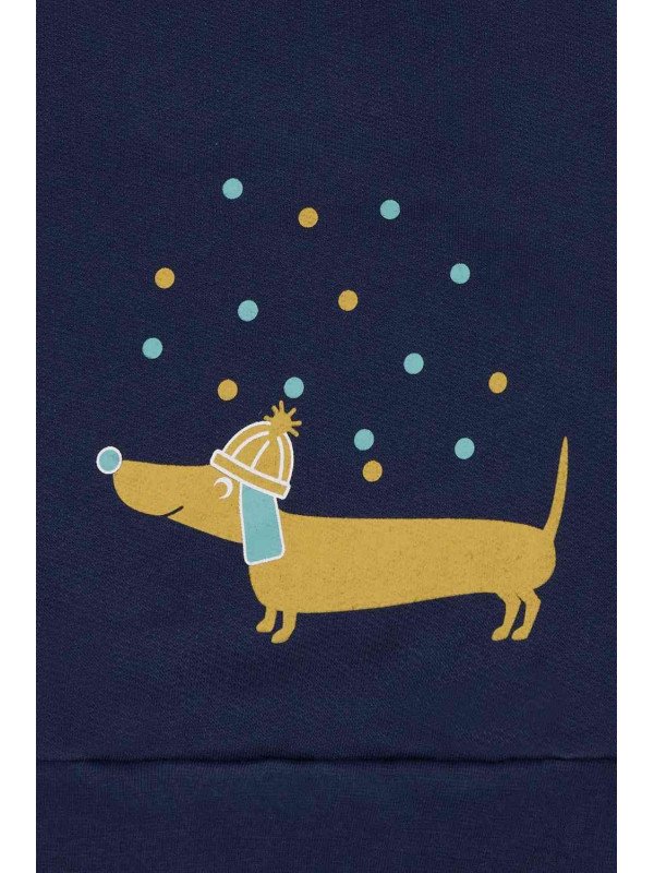 loud + proud - Bio Kinder Sweatshirt mit Hunde-Druck