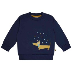 loud + proud - Bio Kinder Sweatshirt mit Hunde-Druck