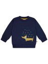 loud + proud - Bio Kinder Sweatshirt mit Hunde-Druck