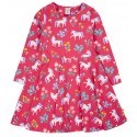 frugi - Bio Kinder Jersey Kleid "FRUGI-Sofia" mit Einhorn-Allover