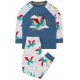 frugi - Bio Kinder Schlafanzug "FRUGI-Jamie Jim Jams" mit Drachen-Applikation