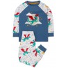 frugi - Bio Kinder Schlafanzug "FRUGI-Jamie Jim Jams" mit Drachen-Applikation