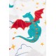 frugi - Bio Kinder Schlafanzug "FRUGI-Jamie Jim Jams" mit Drachen-Applikation