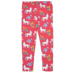 frugi - Bio Kinder Leggings "Libby" mit Einhorn-Allover