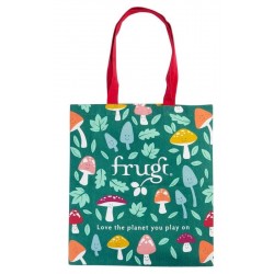 frugi - Bio Tragetasche mit Pilz-Allover, ca. 38 cm x 42 cm