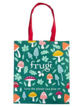 frugi - Bio Tragetasche mit Pilz-Allover, ca. 38 cm x 42 cm