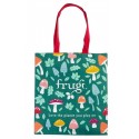 frugi - Bio Tragetasche mit Pilz-Allover, ca. 38 cm x 42 cm